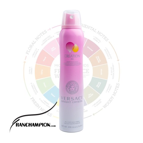 اسپری برایت کریستال صورتی VERSACE